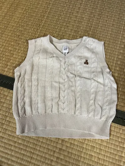 baby GAP ベビーベスト 12-18ヶ月 アイボリー ギャップ ベスト