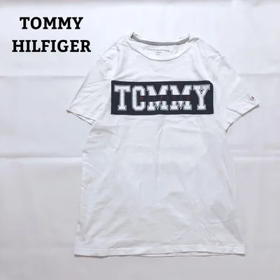 トミーヒルフィガー Tシャツ インド製 綿 コットン100 プリント S