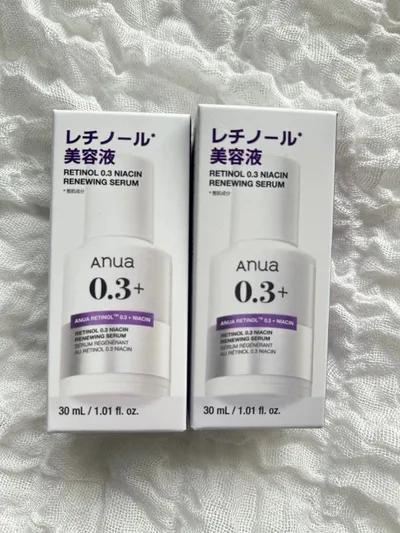【アヌア】レチノール0.3+ナイアシンリニューイングセラム 2セット