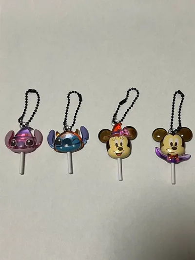 ディズニーカラフルキャンディチャーム4個セット