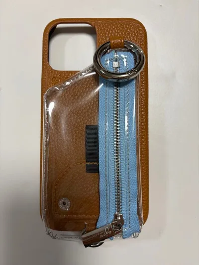 ajew iPhone13promaxケース ブラウン