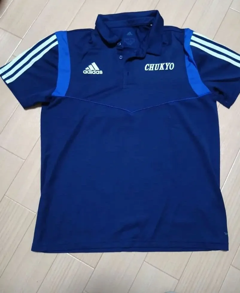 adidas アディダス CHUKYO ポロシャツ Lサイズ