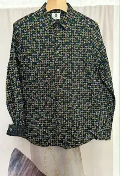 ポールスミス マルチカラー ペイズリー 勾玉 総柄シャツ