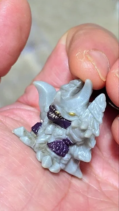 ミニフィギュア グレーの怪獣