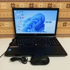 Y218 富士通ノートパソコンi5 SSD480G高速Windows11オフィス
