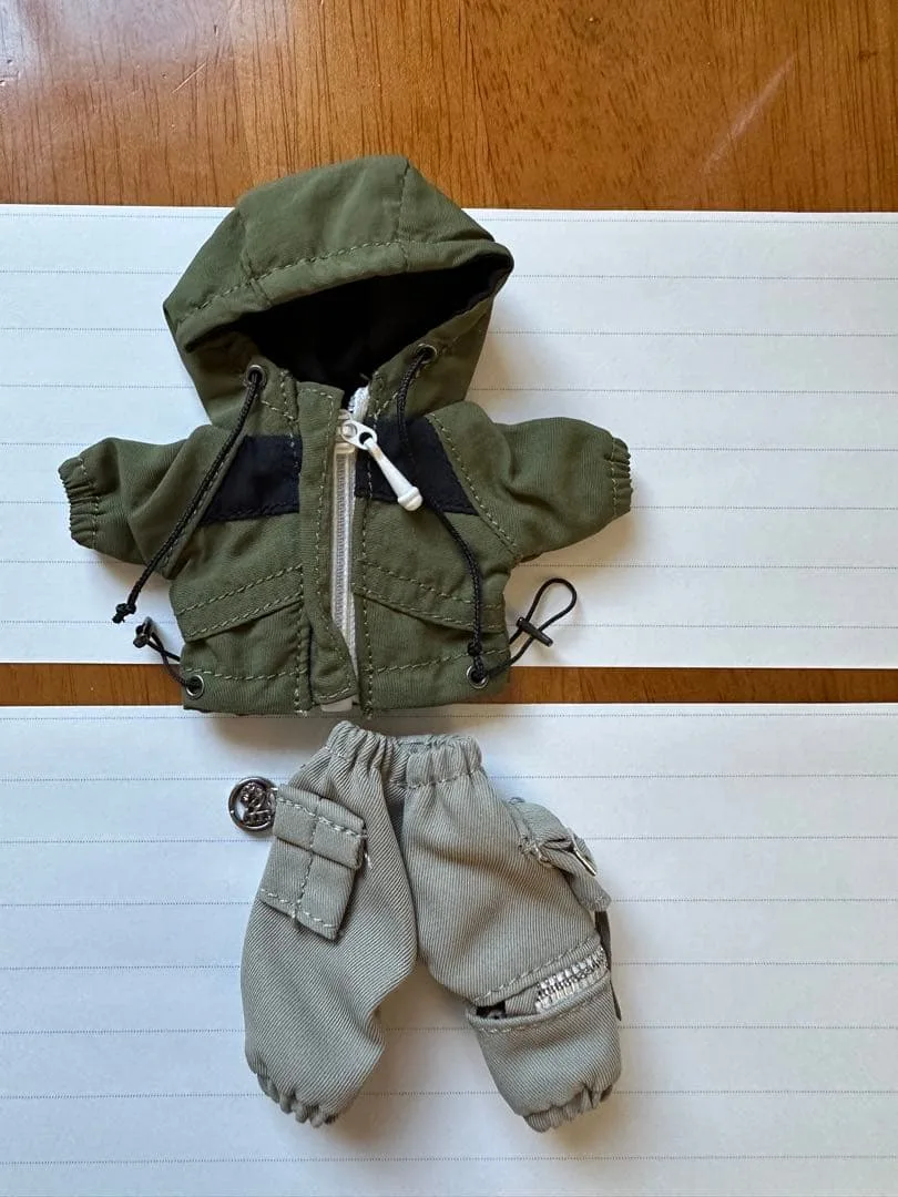 ねんどろいど服 オビツ11服 ドール服 運動着 ジャージ 緑
