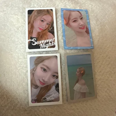 TWICE ダヒョン トレカ 4枚セット Summer Nights