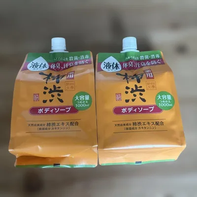 薬用 柿渋ボディソープ つめかえ 1000ml 2個セット