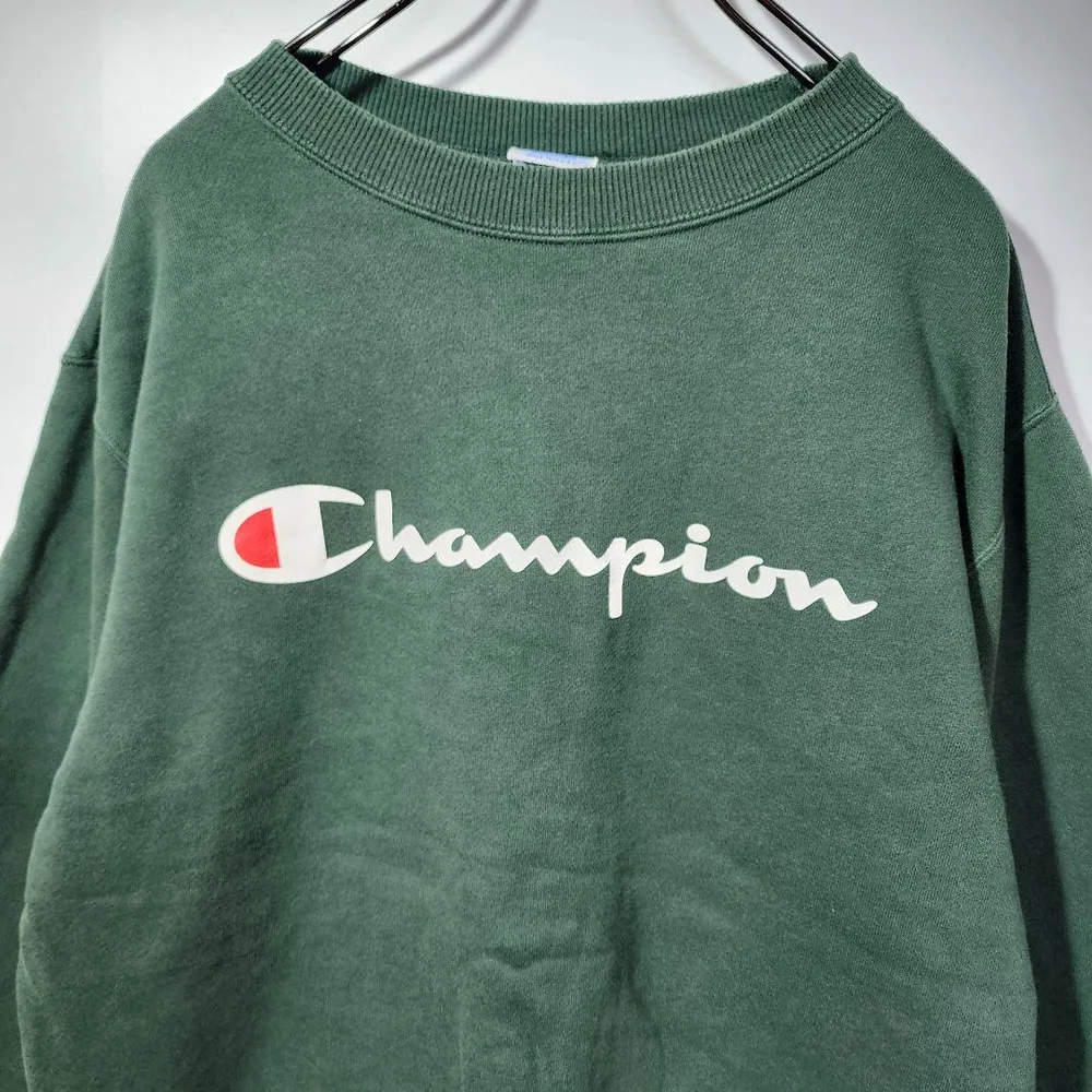 Champion スウェット トレーナー L 人気カラー ビッグロゴ 古着コーデ