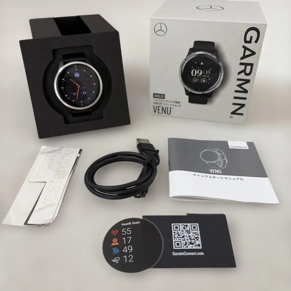 【動作品】GARMIN VENU スマートウォッチ 本体 メルセデスベンツ