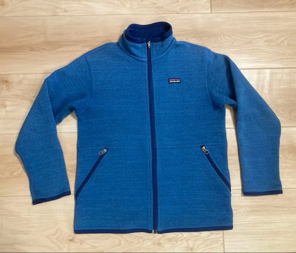 patagonia ボーイズ ベターセーター ジャケット BOY'S M ブルー