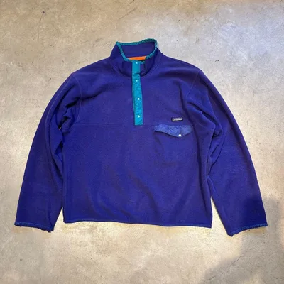 90s USA製 patagonia snap-T フリース スナップT