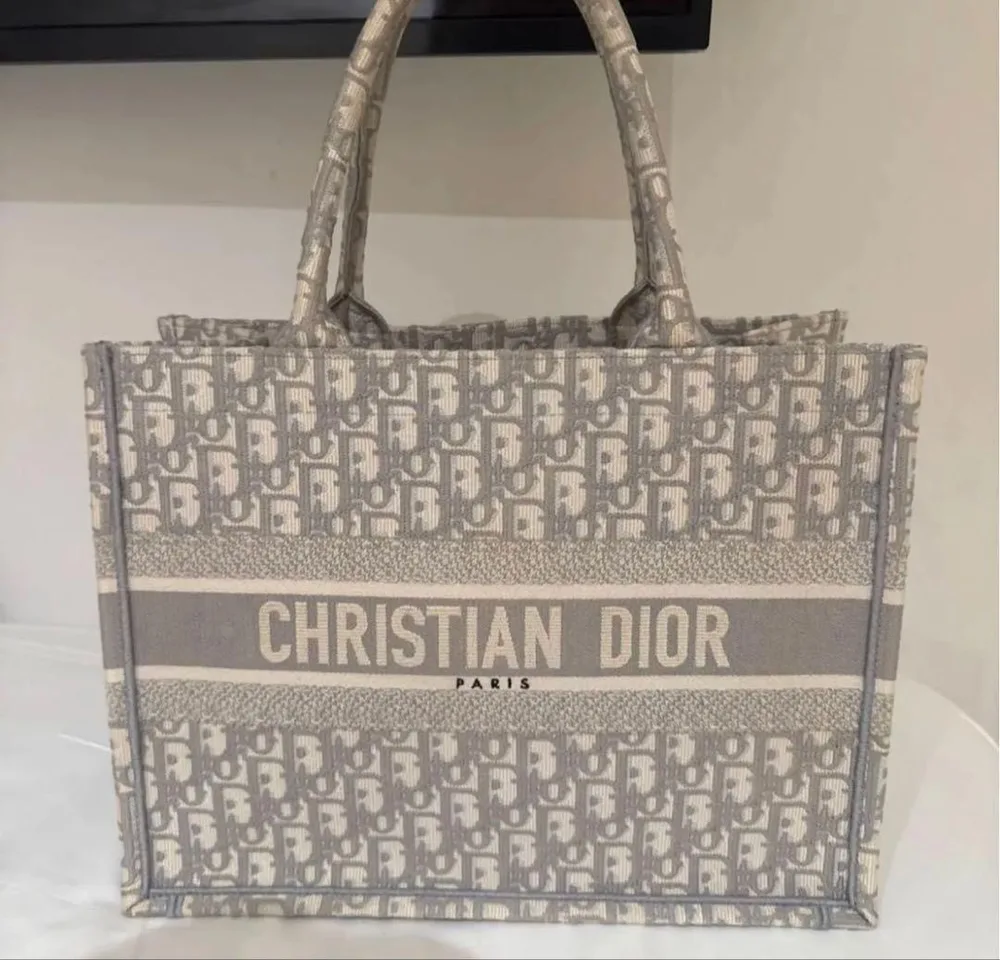 Christian Dior トートバッグ グレー