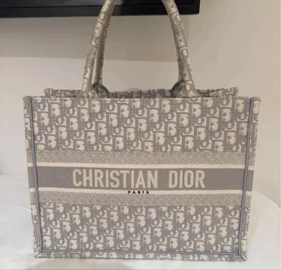 Christian Dior トートバッグ グレー