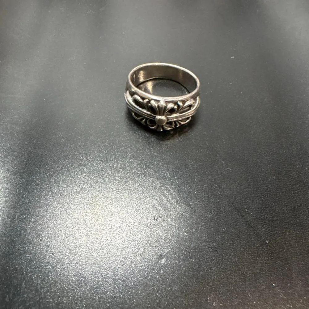 シルバー925 フローラルクロスリング 指輪 23号 新品 #2.3