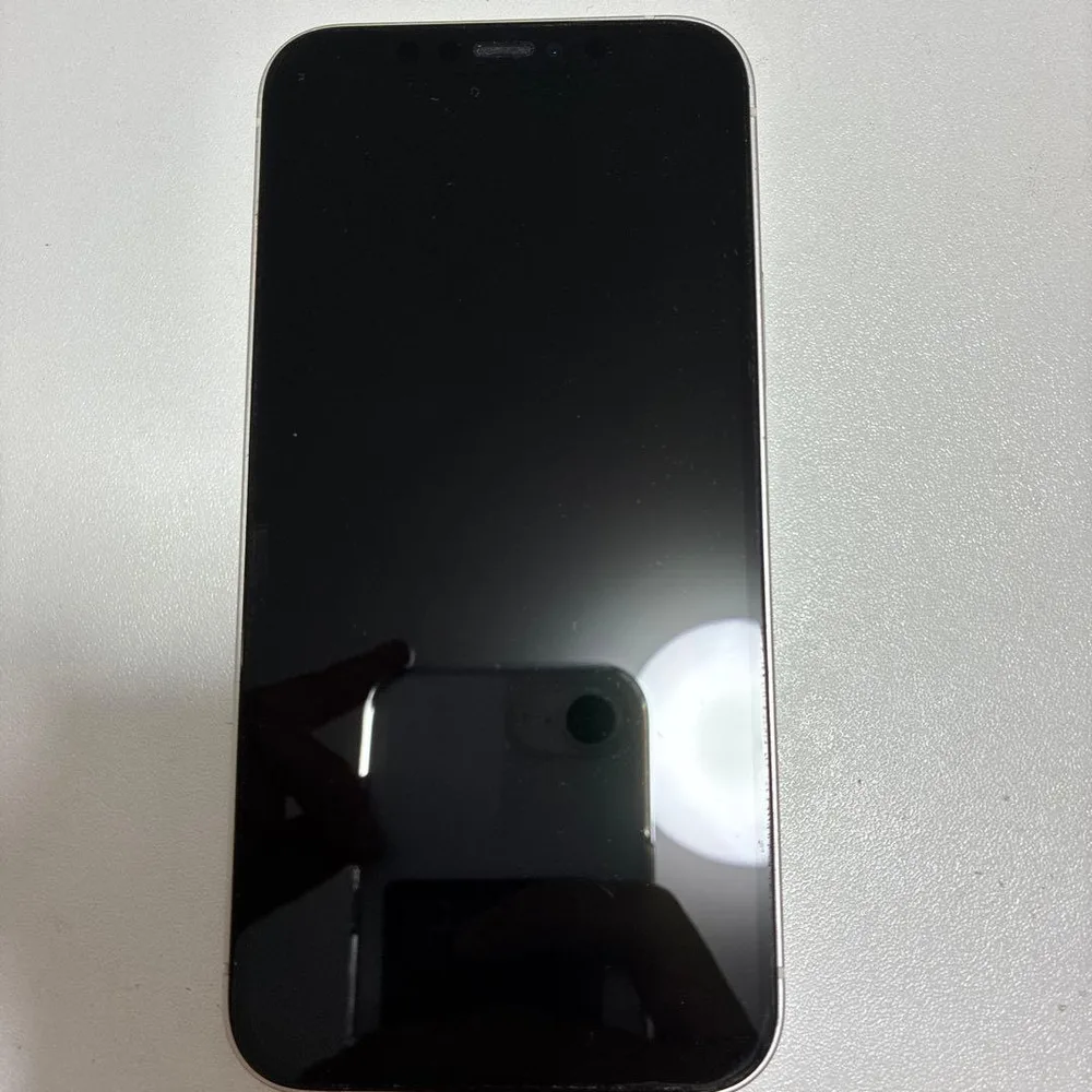 iphone12 128gb ホワイト SIMフリー 画面割れ無し