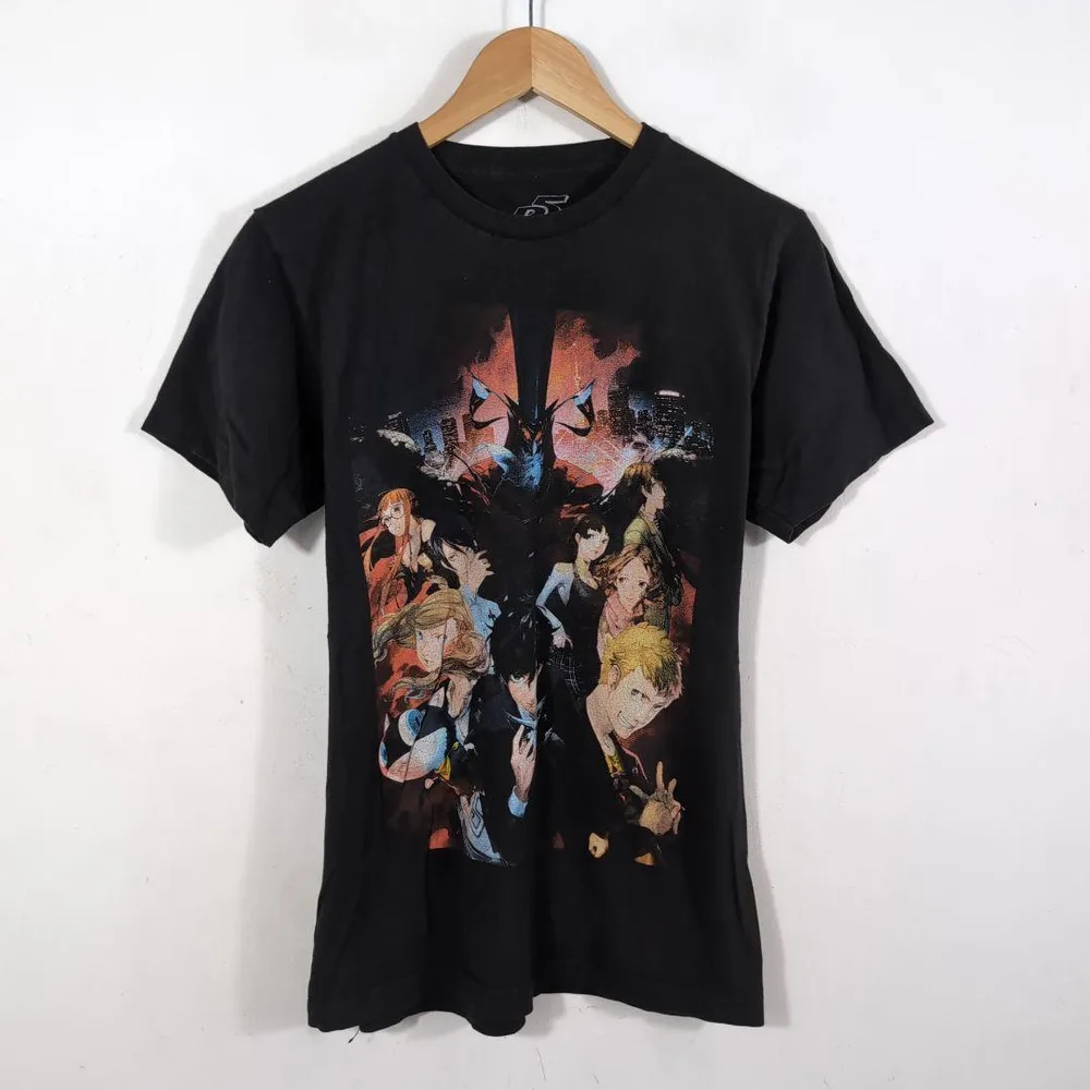 Persona 5 グラフィックTシャツ ブラック