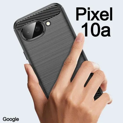 Pixel 10a ブラック スマホケース 上下炭素