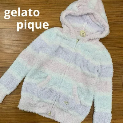 gelato pique ジェラートピケ ボーダー パーカー ルームウェア
