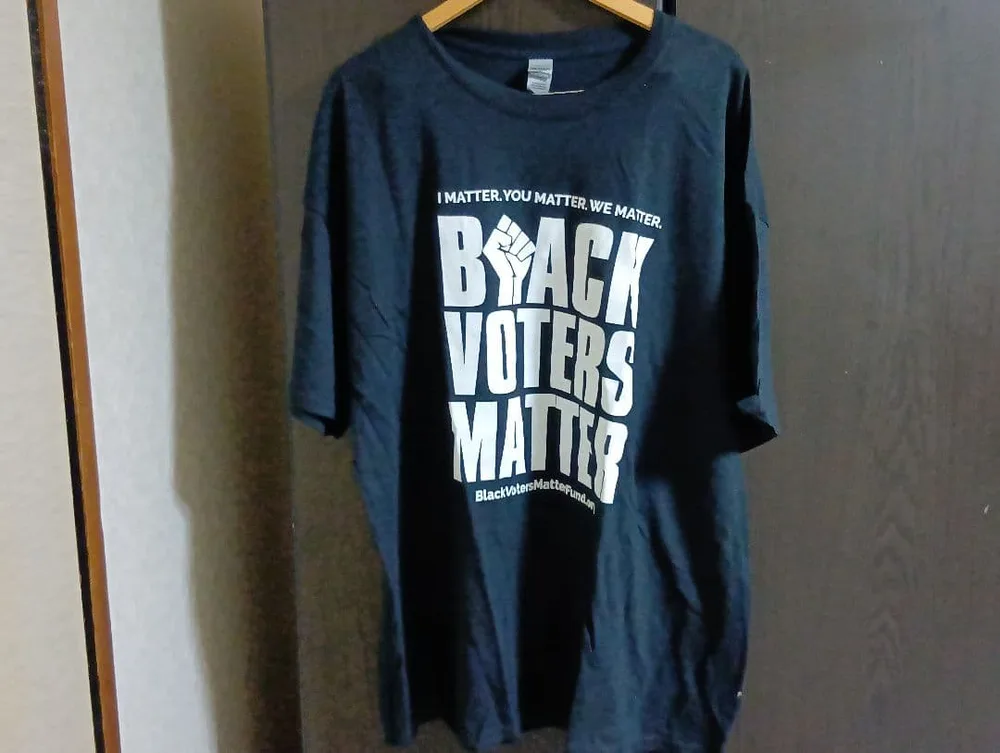 Black Voters Matter Tシャツ ブラック 470