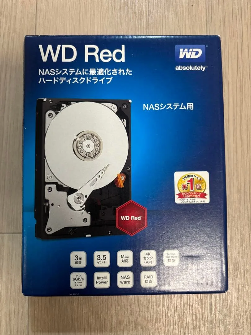 WD Red 3.0TB HDD WD30EFRX 本体