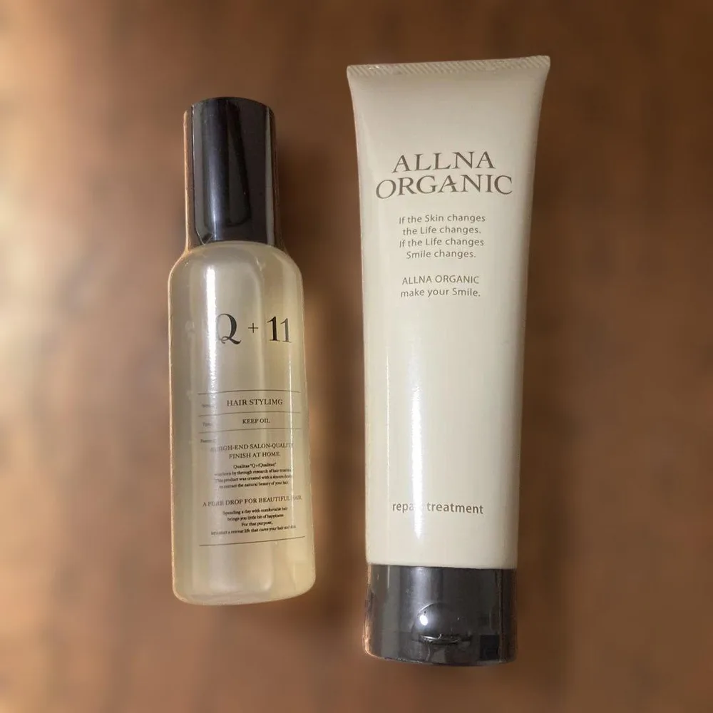 Q+11 キープオイル & ALLNA ORGANIC トリートメント2ヶセット