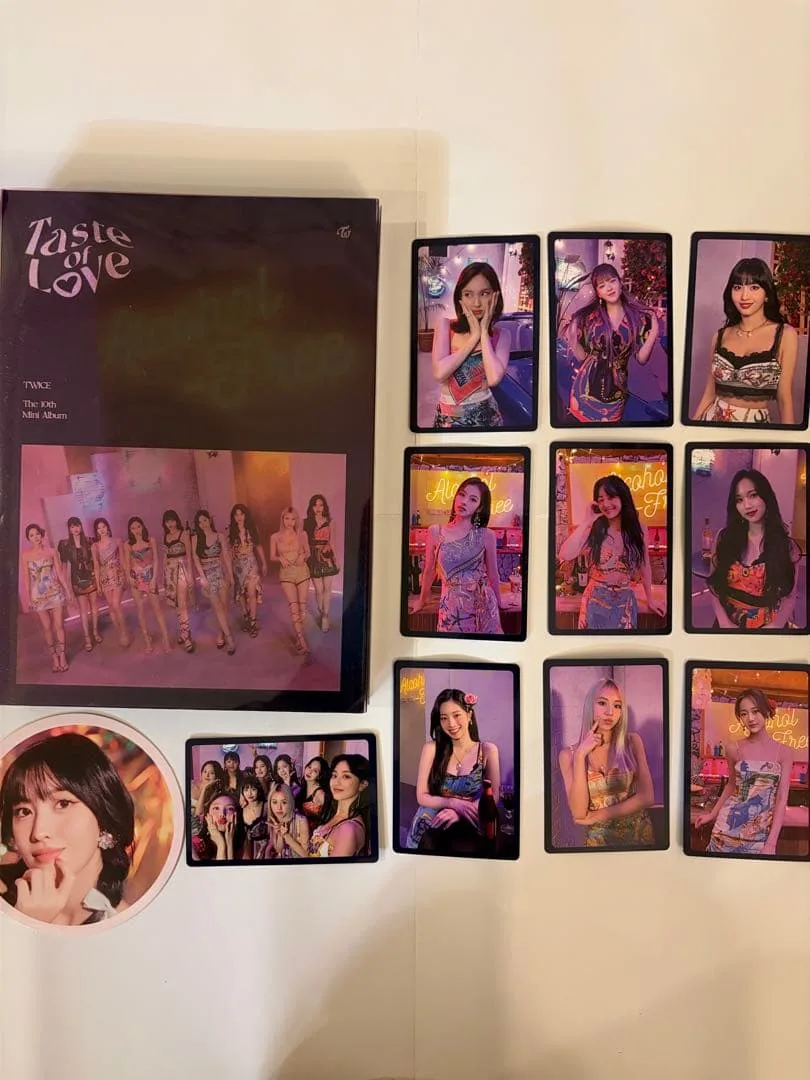 TWICE Taste of Love CD フォトカード セット