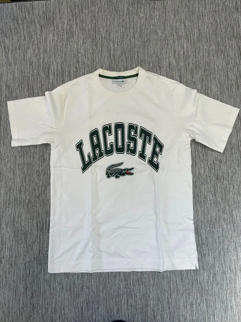 LACOSTE Tシャツ ホワイト サイズ4