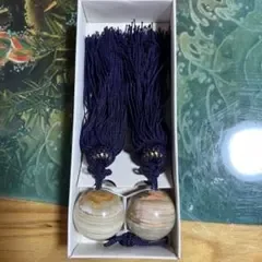 風鎮 島村石材天然石和風掛軸用装飾品