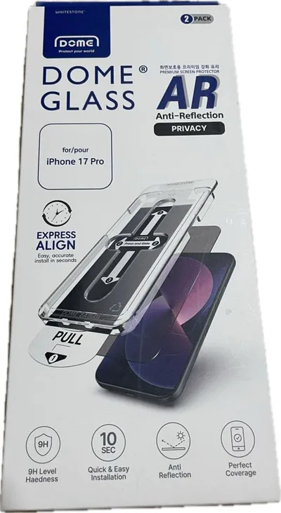 Whitestone DOME GLASS iPhone 17 Pro用