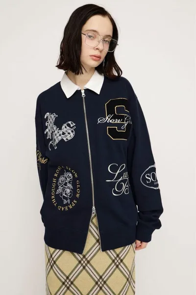 【SLY】PATCH LOGO トップス NVY