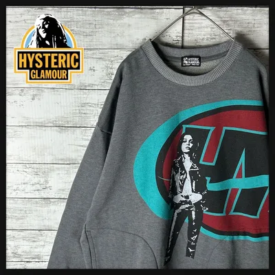 4368M【美品】ヒステリックグラマー☆ヒスガール HYSロゴ スウェット