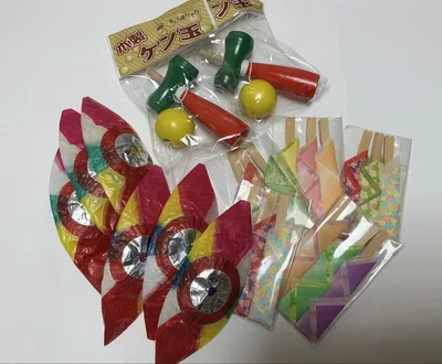 木製 けん玉 2個セット 昔遊び 玩具