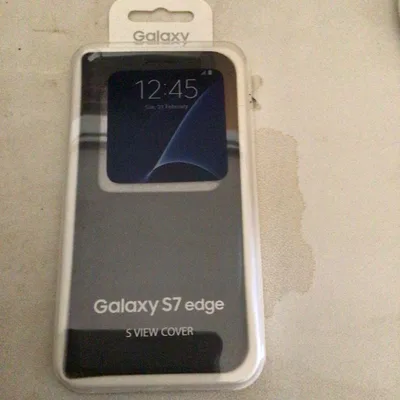 Galaxy S7 edge S VIEW COVER ブラック