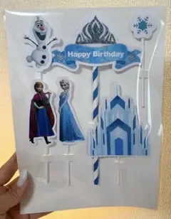 ชุดตกแต่งท็อปเปอร์เค้กโฟรเซ่น FROZEN