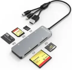 マルチカードリーダー, 5in3 Lightning/Type-C QB3