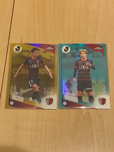 Topps Chrome Jリーグ 三竿健斗&小川諒や