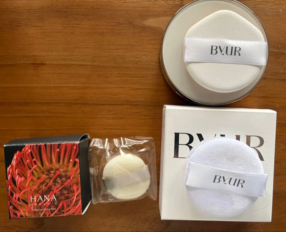 ハナオーガニック ByUR バイユアクッションファンデパフ等