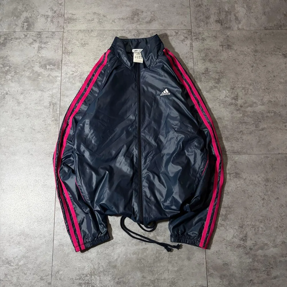 archive 2011 adidas ナイロンジャケット ドローコード y2k