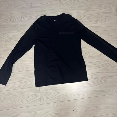 ARMANI EXCHANGE 長袖Tシャツ ネイビーS