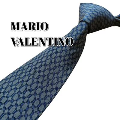 ★MARIO VALENTINO★ マリオバレンチノ グレー系 総柄 イタリア製