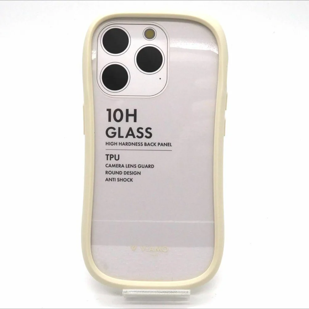 新品 未使用 iPhone15Pro 耐衝撃ハイブリッドケース ミルクホワイト