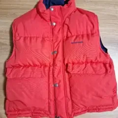 mont-bell キッズ ダウンベスト 150 レッド