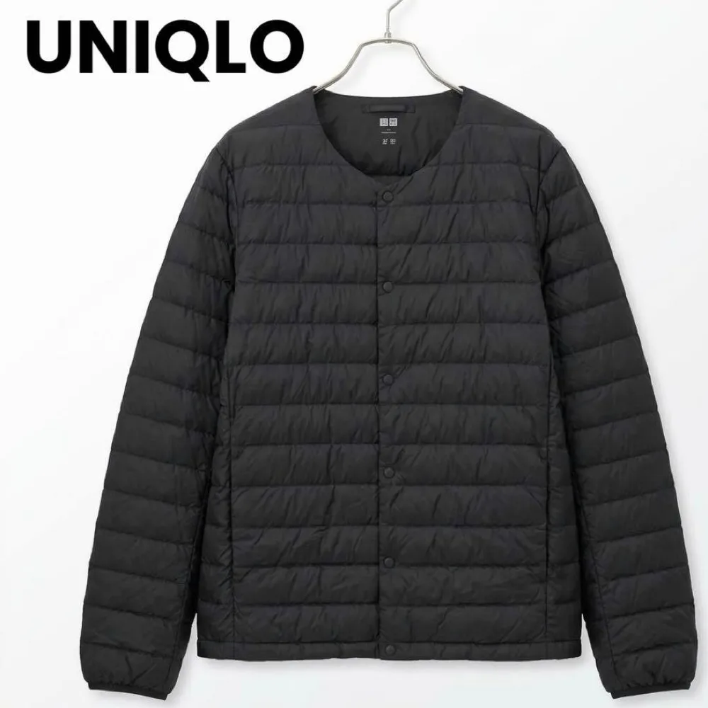 ❶ UNIQLO M ウルトラライトダウン コンパクトジャケット 黒 軽量