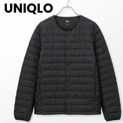 ❶ UNIQLO M ウルトラライトダウン コンパクトジャケット 黒 軽量
