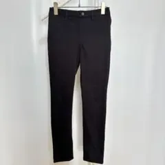 ユニクロ キッズ ストレッチスキニーパンツ 160 黒
