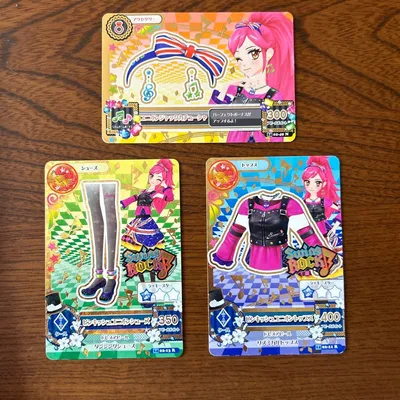 アイカツカード ピンキッシュユニオン トップス シューズ セイラ
