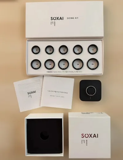 【美品】SOXAI RING2(12号/シルバー)サイジングキット付