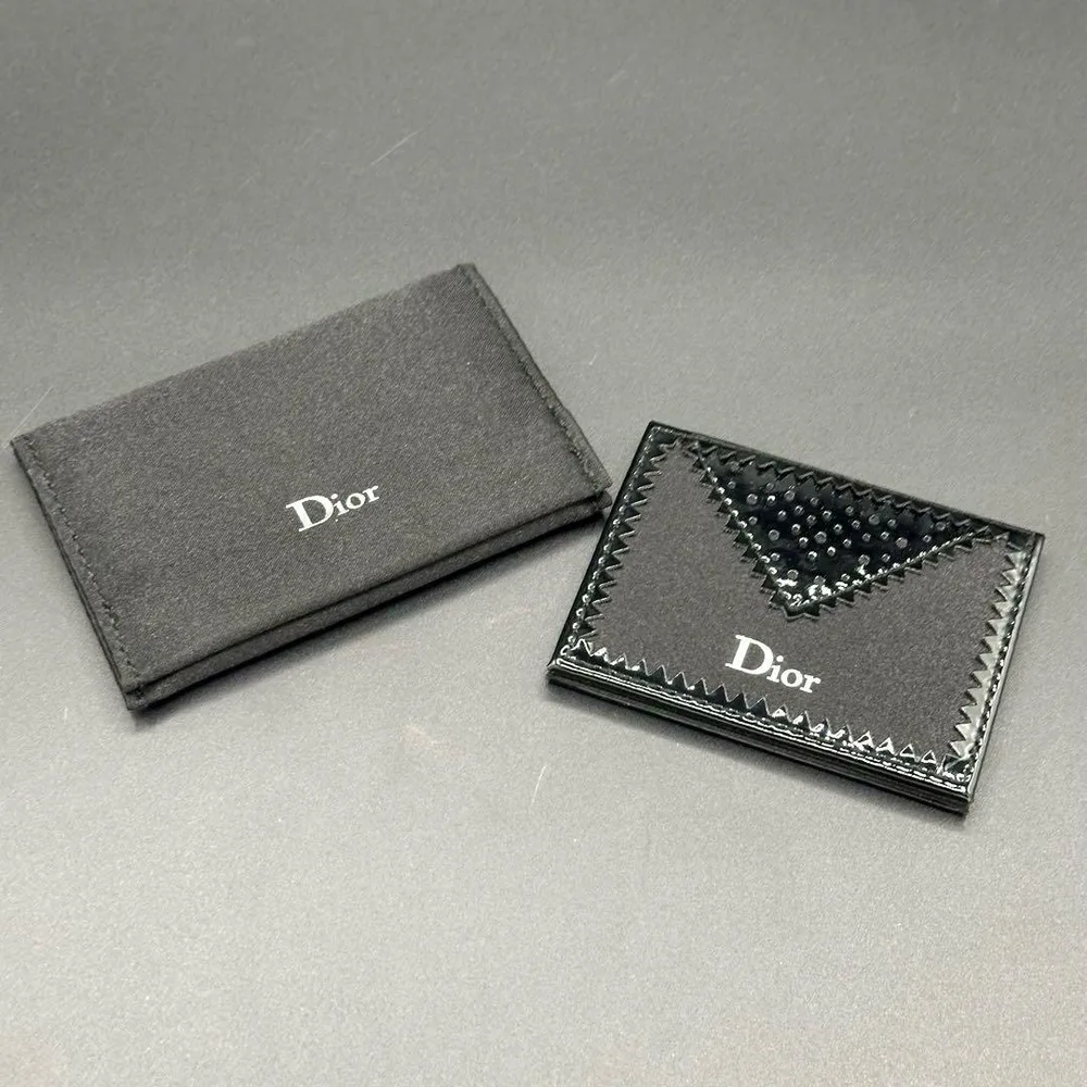 クリスチャンディオール Dior ノベルティ コンパクトミラー カバー付き