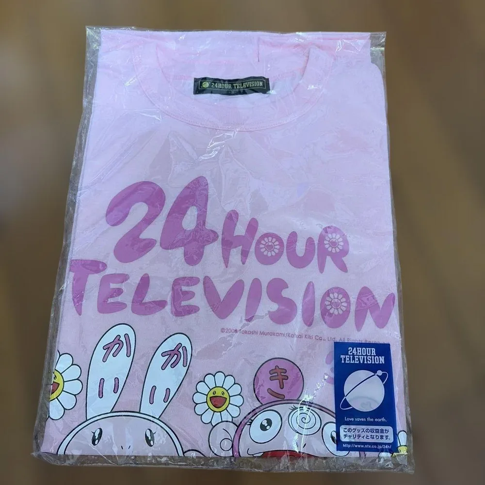 24HOUR TELEVISION Tシャツ ピンク